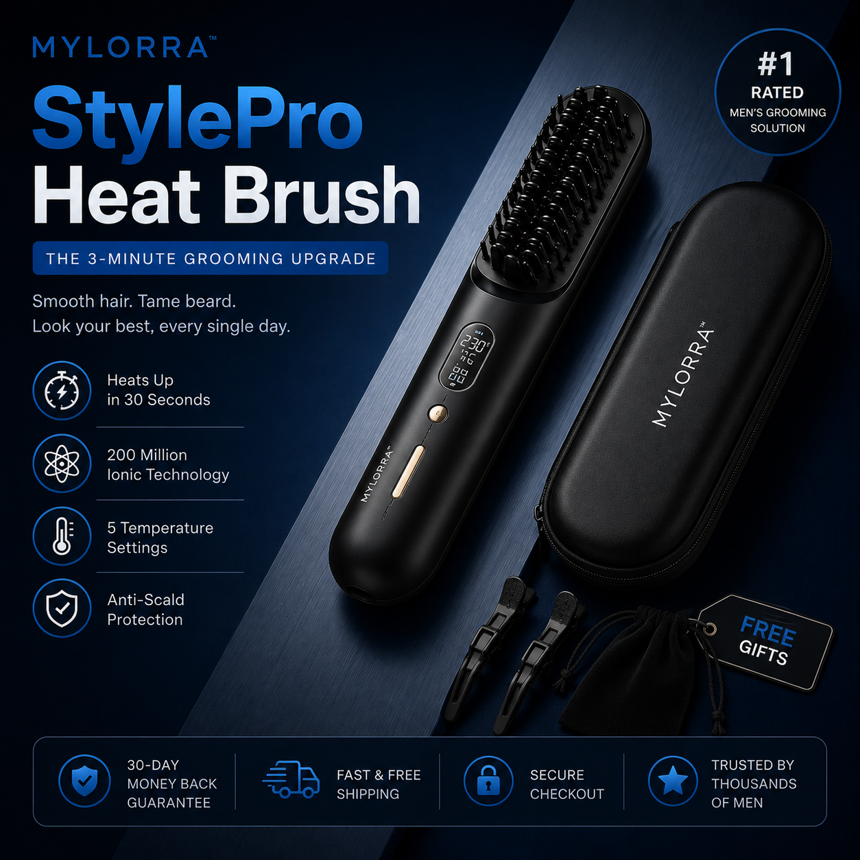 Mylorra™ StylePro Heat Brush