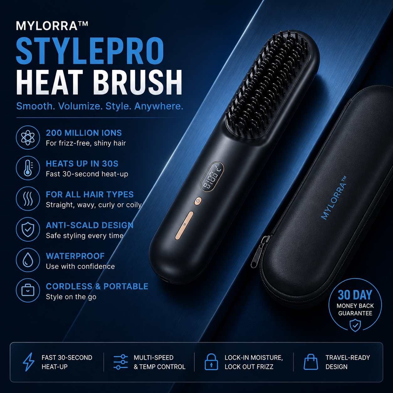 Mylorra™ StylePro Heat Brush