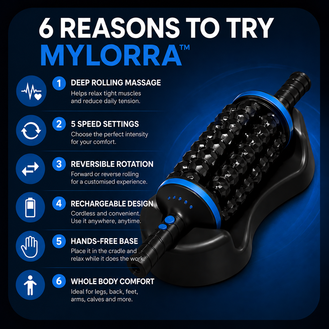 Mylorra™ Percussion Roller Pro